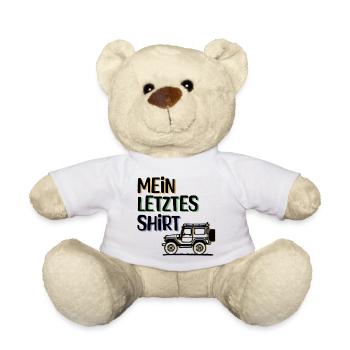 Wanderer Camping Statement Campingplatz Ferien - Teddy - Weiß - Vorne