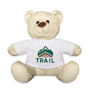 Trail Passion Running – For Nature Lovers - Teddy Bear - white - Front