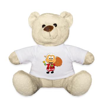 SCHAF - WEIHNACHTSMANN - TIER - TIERISCH - Teddy - Weiß - Vorne