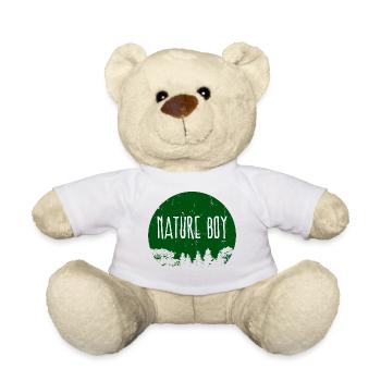 Natur Camper Camping Berge Campingplatz Statement - Teddy - Weiß - Vorne