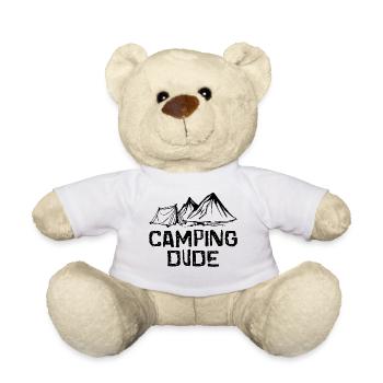 Zelten Statement Camping Wanderer Berge Camper - Teddy - Weiß - Vorne