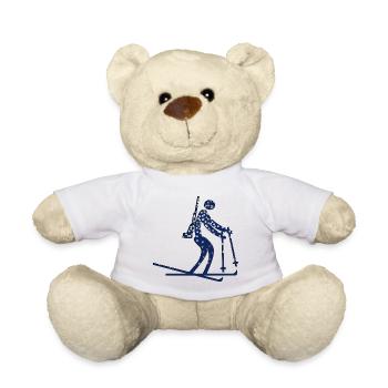 BIATHLON WINTERSPORT Biathlete - Teddy - Weiß - Vorne