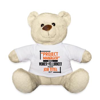 Projektmanager Vorgesetzter Job manager Statement - Teddy - Weiß - Vorne