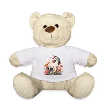 The Enchanted Field - Teddy Bear - white - Front