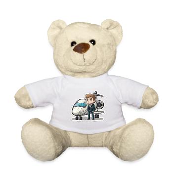 The Aviator - Teddy Bear - white - Front
