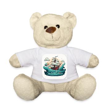 Les braves marins - Nounours - blanc - Devant