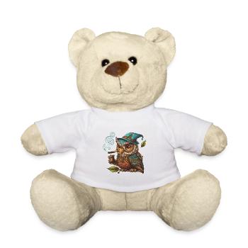 Eulen-Weisheit - Teddy - Weiß - Vorne