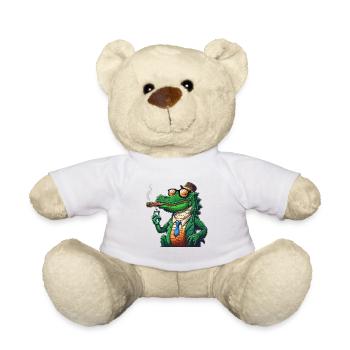 Krokodil - Teddy - Weiß - Vorne