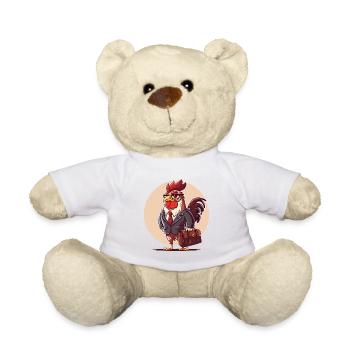 Rooster Enterprises - Teddy Bear - white - Front