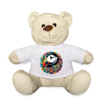 Puffin - Teddy Bear - white - Front