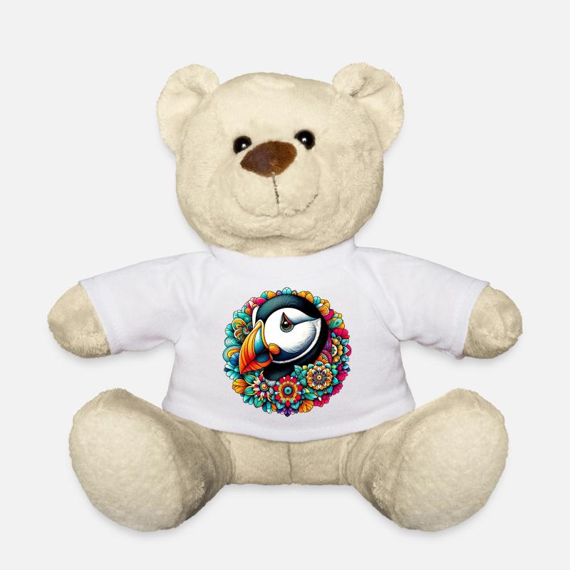 Papageitaucher - Teddy - Weiß