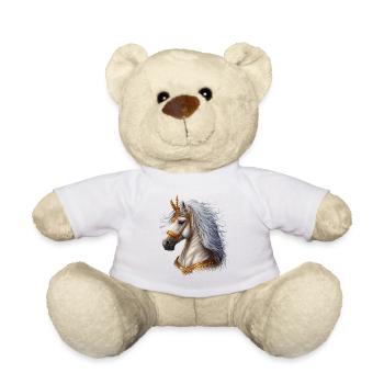 Königliches Ross - Teddy - Weiß - Vorne