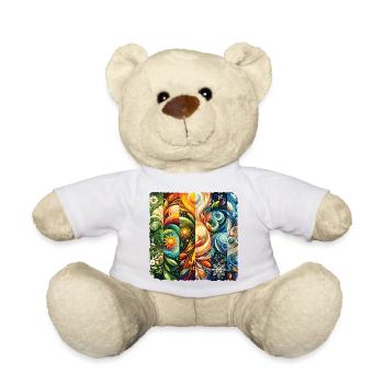Toutes les saisons Printemps Été Automne Hiver - Nounours - blanc - Devant