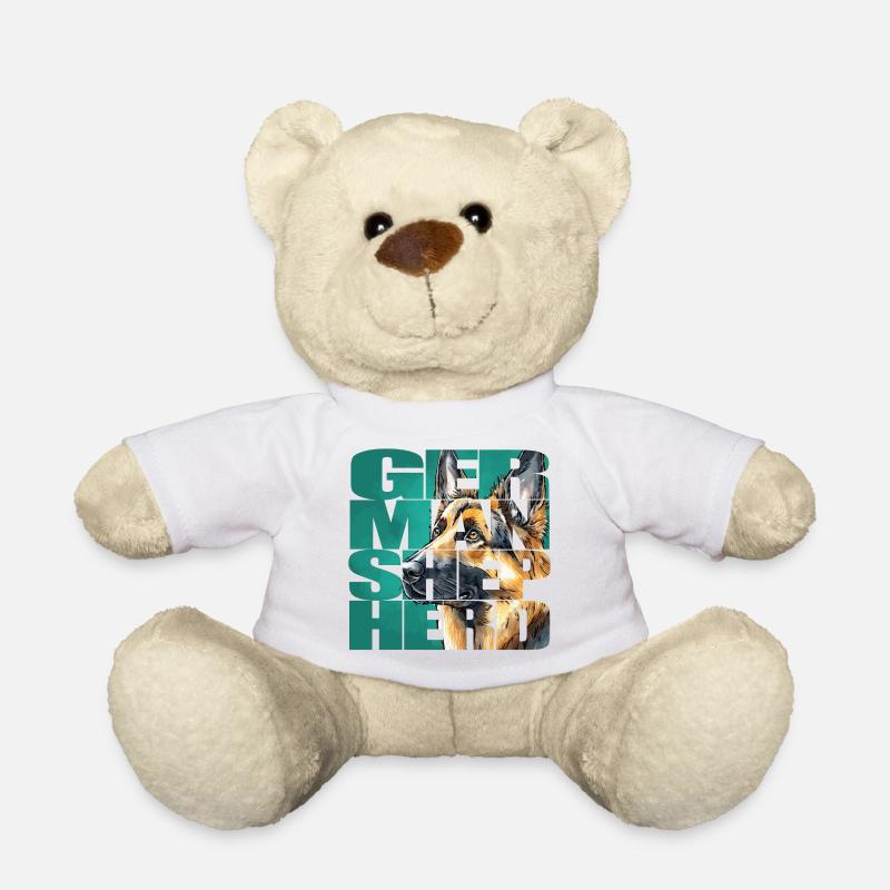 Deutscher Schäferhund Portrait - Teddy - Weiß