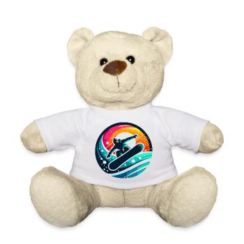 Vibrationen der Snowboard-Evolution - Teddy - Weiß - Vorne