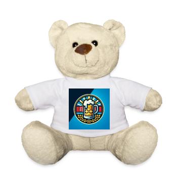 Bier Logo 3 - Teddy - Weiß - Vorne