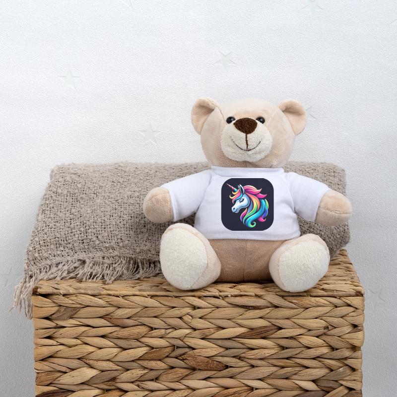 Corne de crinière multicolore Licorne Nounours