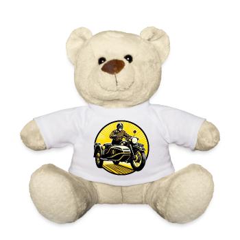 Gespannfahrer in der Sonne - Teddy - Weiß - Vorne