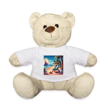 Urlaub am Meer, Sommerurlaub - Teddy - Weiß - Vorne