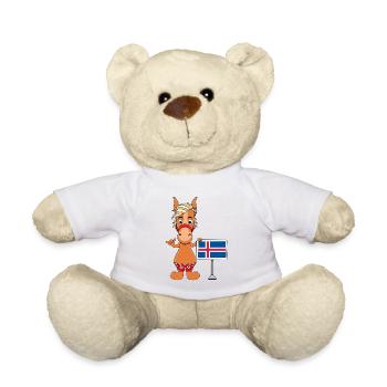 PFERD - PONY - ISLAND - ISLÄNDER - ISLANDPFERD - Teddy - Weiß - Vorne