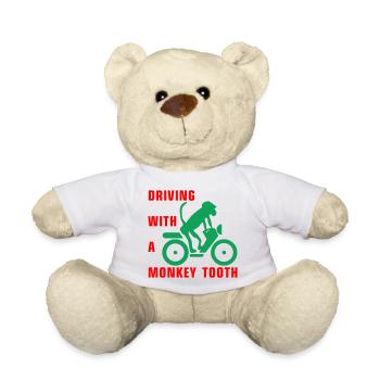 Driving with a monkey tooth - Affenzahn - Teddy - Weiß - Vorne