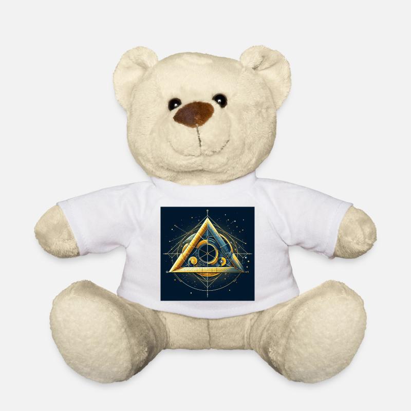 Triangle dans le nombre d’or - Nounours - blanc