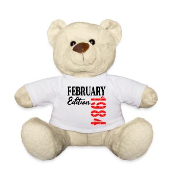 42e anniversaire février 1984 - Nounours - blanc - Devant