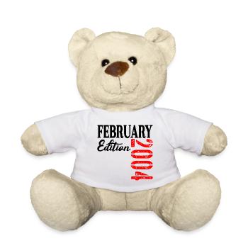 23rd Birthday February 2004 - Teddy - Weiß - Vorne