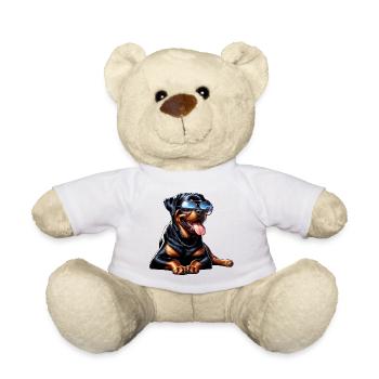 Rottweiler Hunde Design - Teddy - Weiß - Vorne