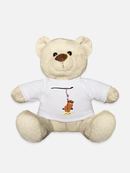 WINTERSPORT SKIFAHREN FAULTIERE | LIFT - Teddy - Weiß