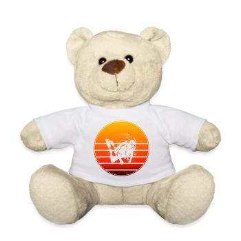 Diver Diving Scuba Diving Men's Diving - Teddy Bear - white - Front