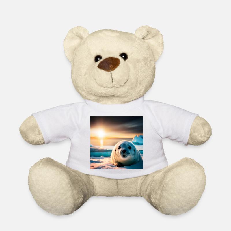 Bébé Phoque - Nounours - blanc