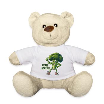 Légumes fous : Brocoli Calisthenics Pro Thumbs Up - Nounours - blanc - Devant