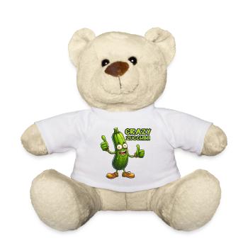 Crazy Veggies: Zucchini Thumbs Up - Teddy - Weiß - Vorne