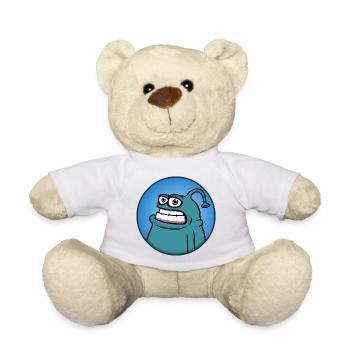Mampfredo - Teddy Bear - white - Front
