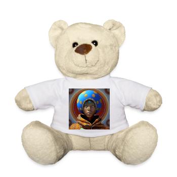 Portrait Woman 02 - Teddy Bear - white - Front