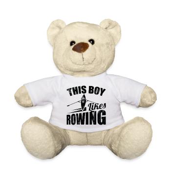 Rowing Child - Teddy Bear - white - Front