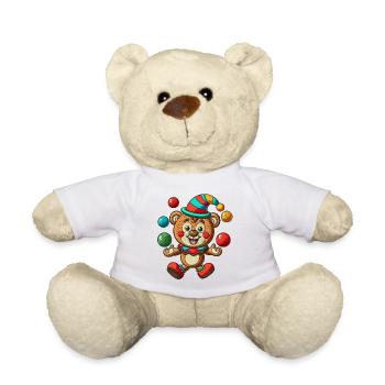 Jolly Jongleur Bär - Teddy - Weiß - Vorne