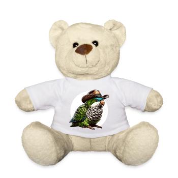Quäker Papagei Mönch Sittich - Teddy - Weiß - Vorne