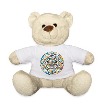 Kunterli - Bunter Lebenszyklus - Teddy - Weiß - Vorne