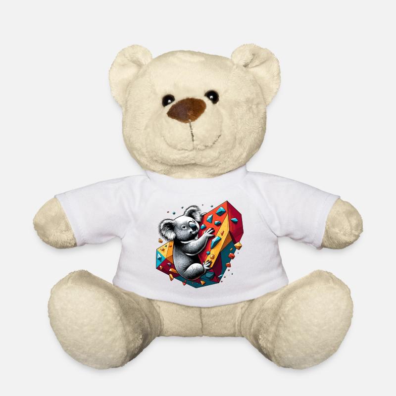 Bouldern Koala Geschenk - Teddy - Weiß