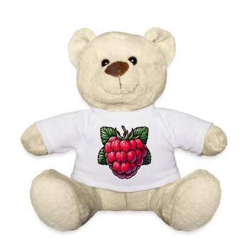 Himbeere - Teddy - Weiß - Vorne