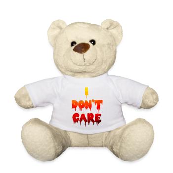 Je ne me soucie pas de la déclaration - Nounours - blanc - Devant