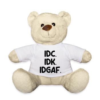 Ist Mir Wurscht Statement Egal Haltung - Teddy - Weiß - Vorne