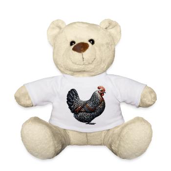 Drôle De Poulet Poulet Drôle Image - Nounours - blanc - Devant