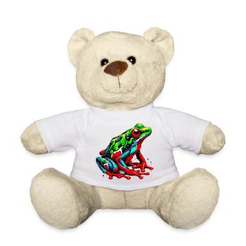 Frosch - Teddy - Weiß - Vorne