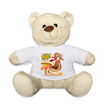 42 Years Old - Chickens Birthday 1984 - Teddy Bear - white - Front