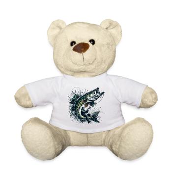Cadeau de pêche Pike - Nounours - blanc - Devant