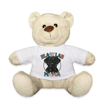 Black Lab Maman Chiens Chien Labrador Labbi Wilsigns - Nounours - blanc - Devant