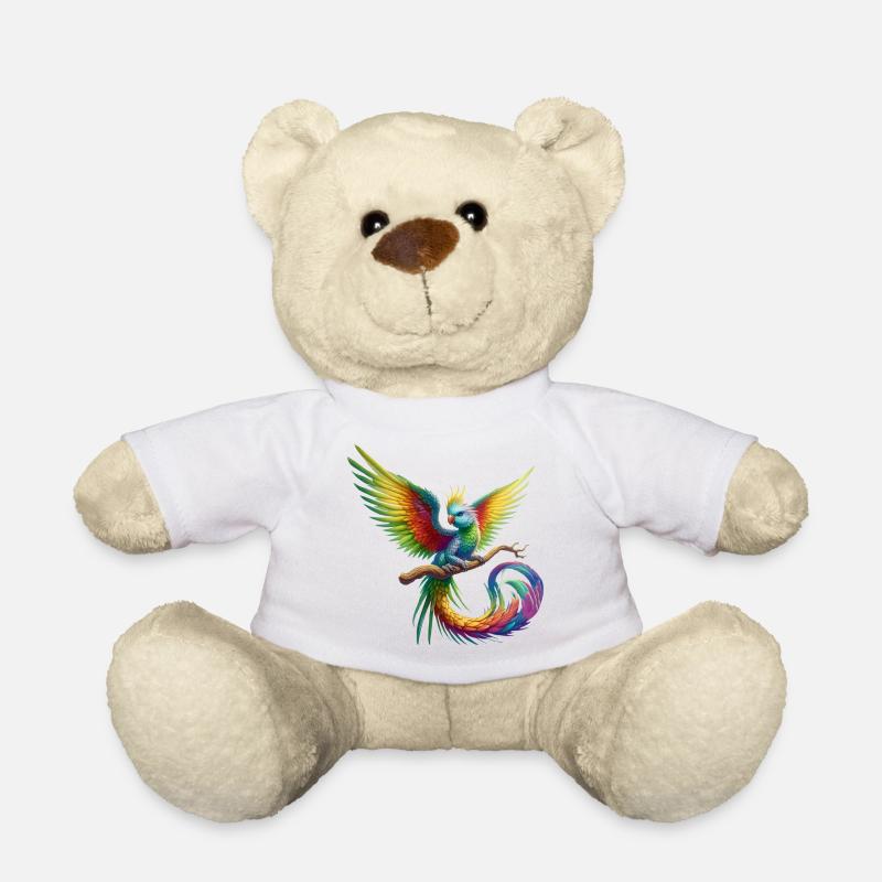 Paradiesvogel (01) - Teddy - Weiß